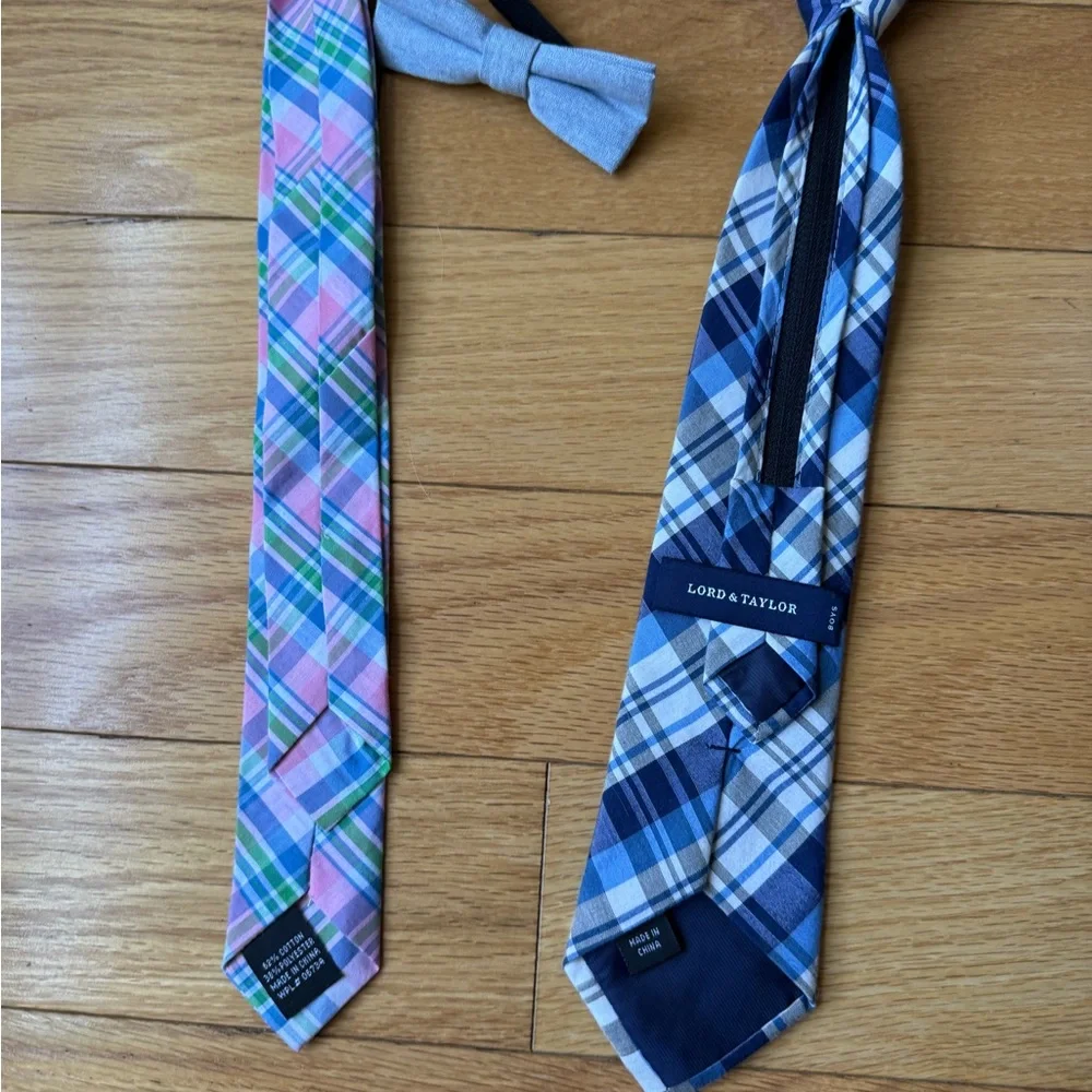 Lord & Taylor kids ties and bow tie 8-12